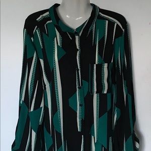 Vintage Unique Spectrum Abstract Shirt 3X